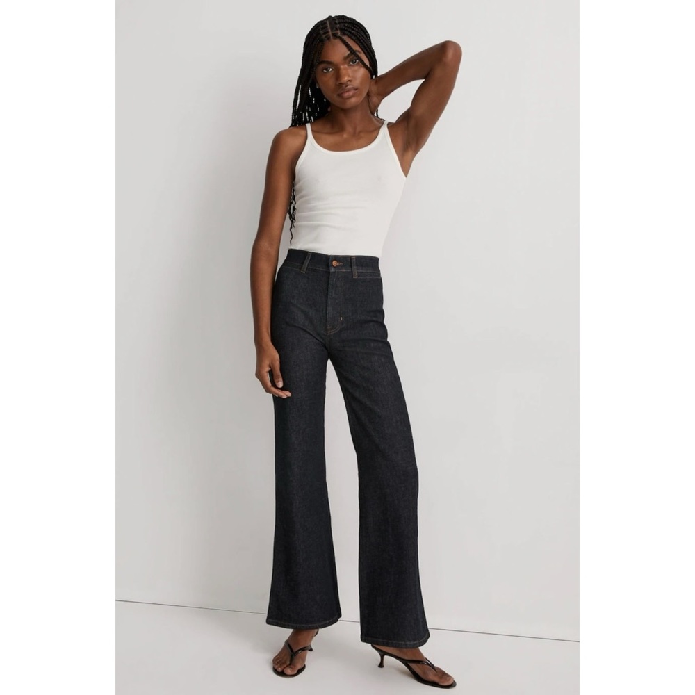 Madewell 11" High-Rise Flare Jeans in Durland Wash - Size 26